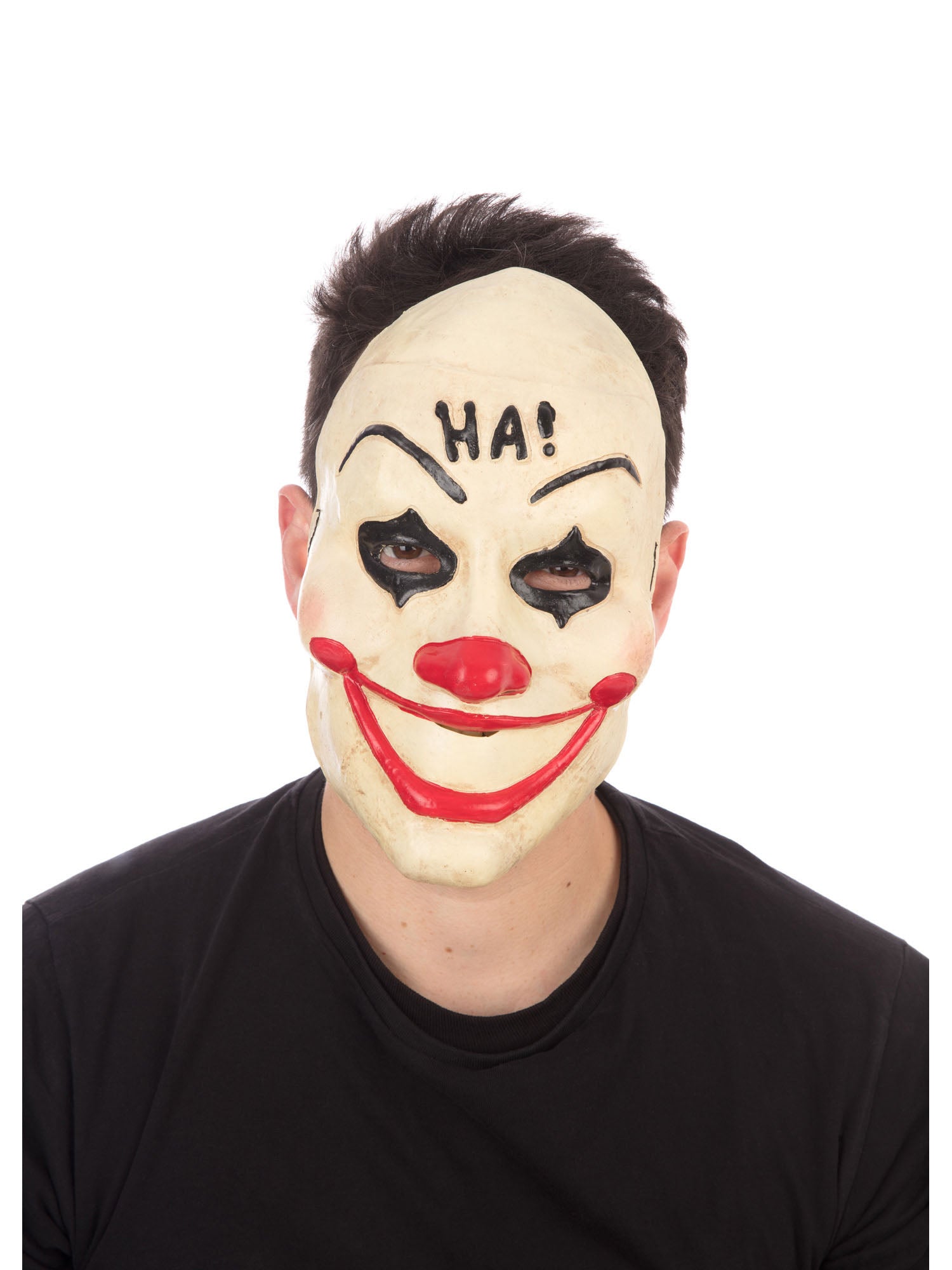 Clown, Multi, Generic, Mask, One Size, Front