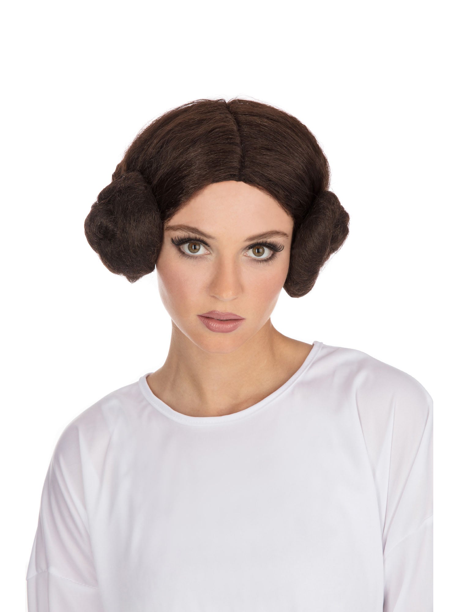 Space Princess, brown, Generic, Wig, One Size, Front
