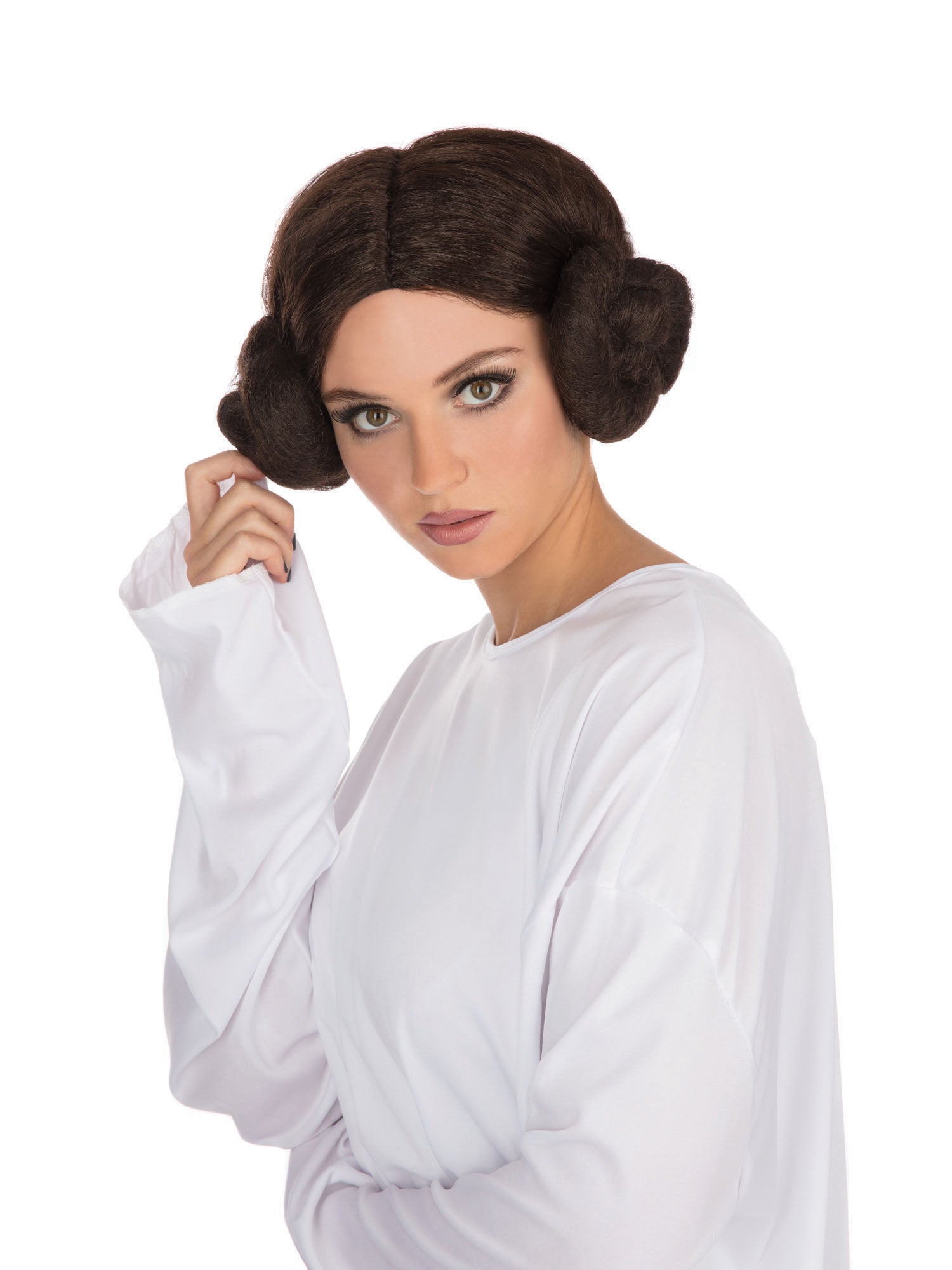 Space Princess, brown, Generic, Wig, One Size, Side
