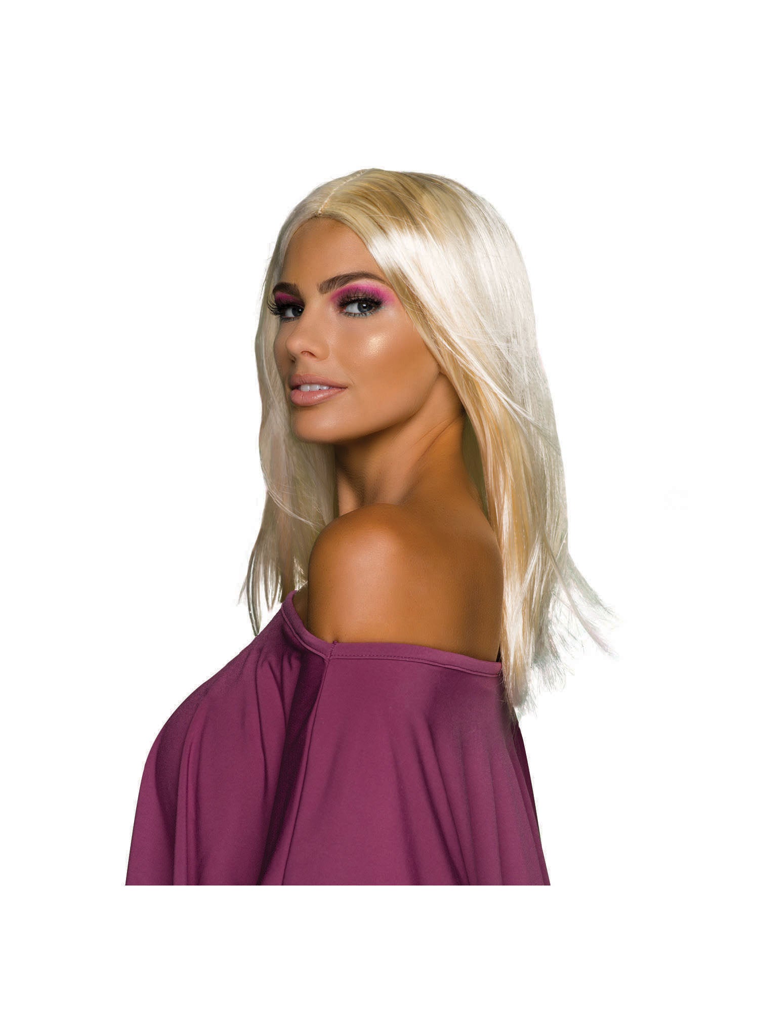 Long Blonde, Blonde, Long Blonde, Wigs, Long, Side