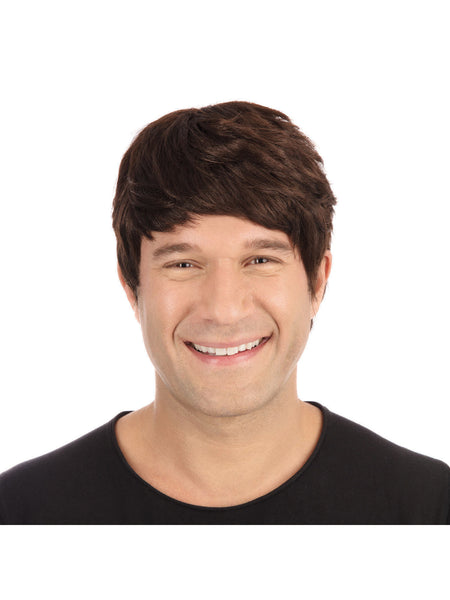 Brown Men's Wig