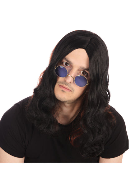 Black Darkness Rocker Wig