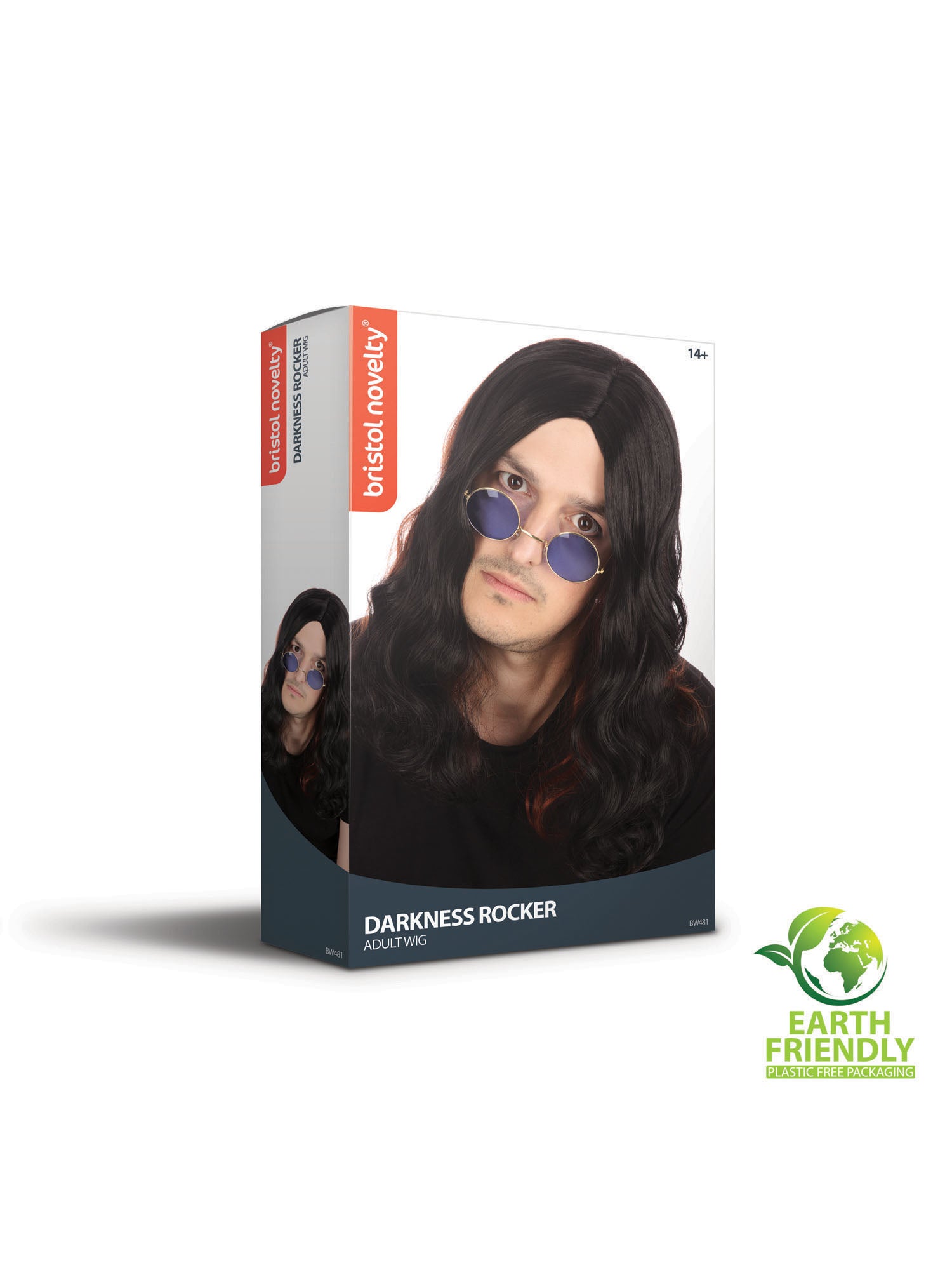 Ozzy Osbourne, Black, Generic, Wig, One Size, Back