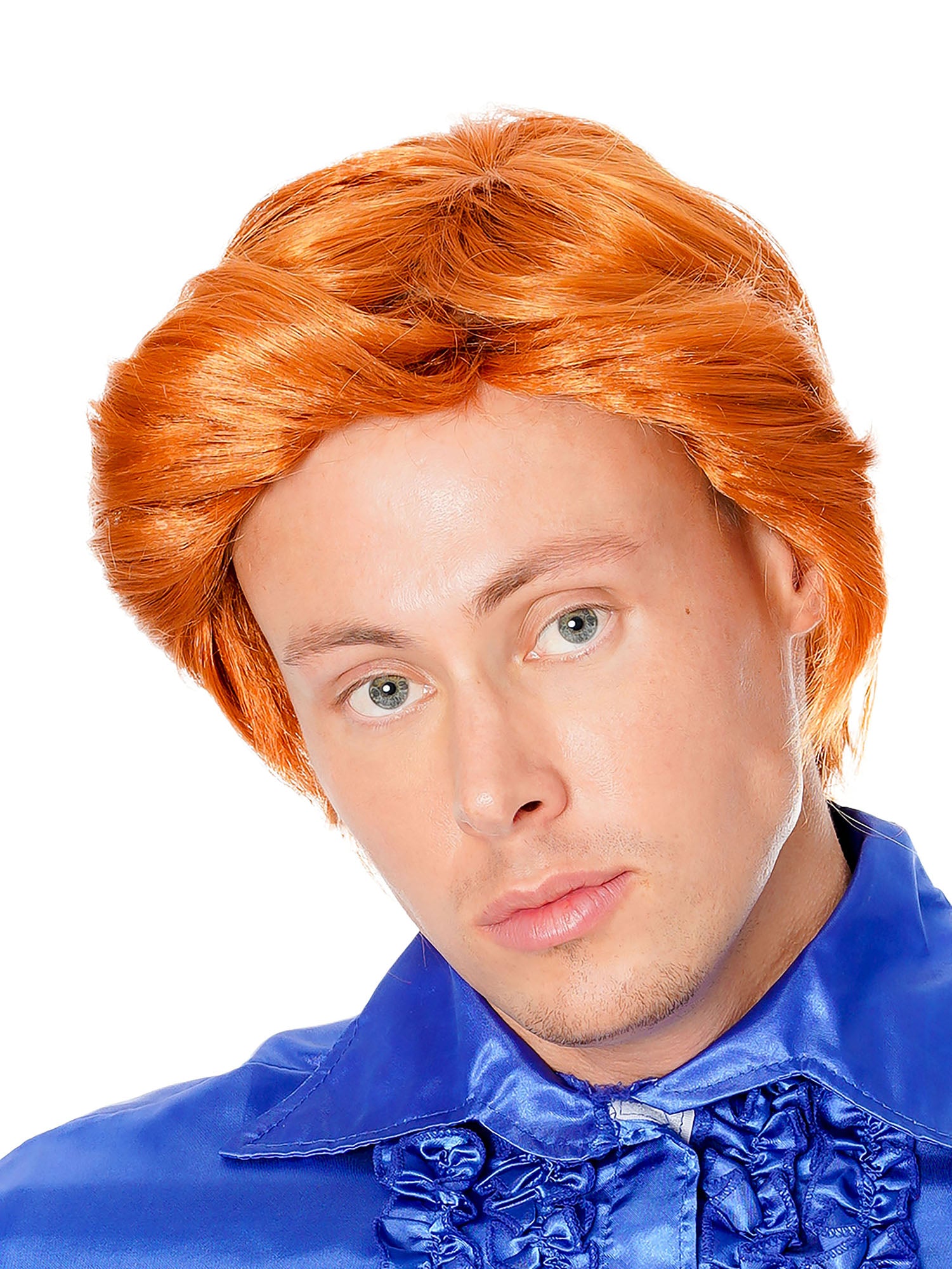 Mid Ginger, Ginger, Forum, Wigs, One Size, Front