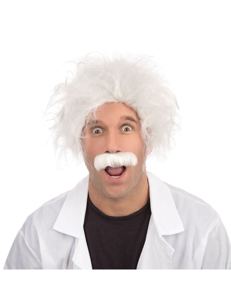 White Einstein Wig