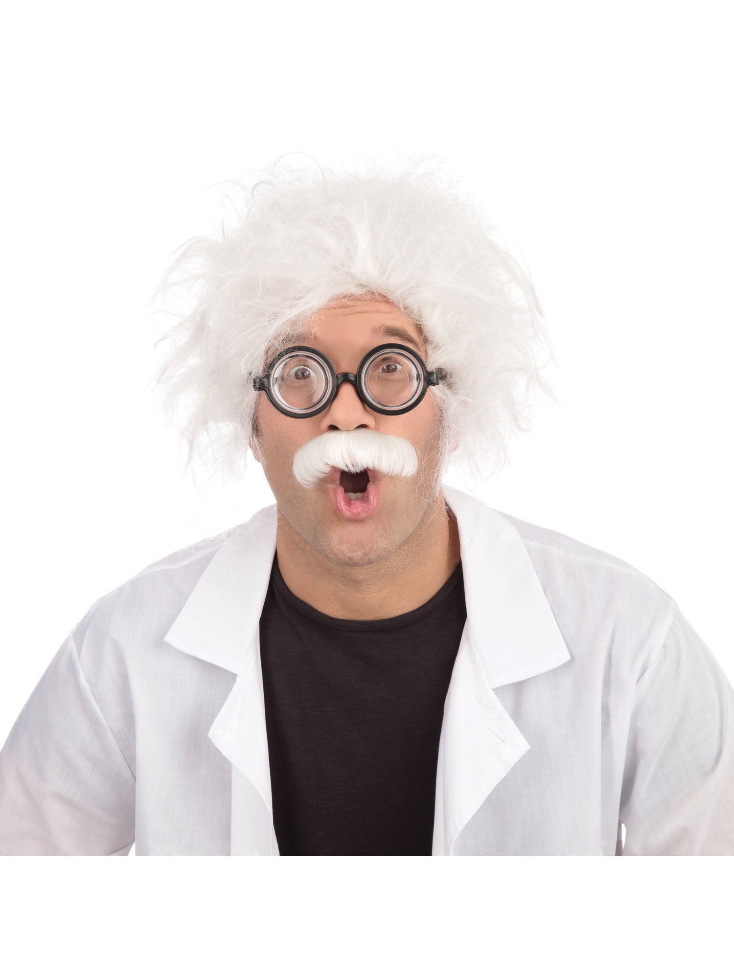 Einstein, white, Generic, Wig, One Size, Back