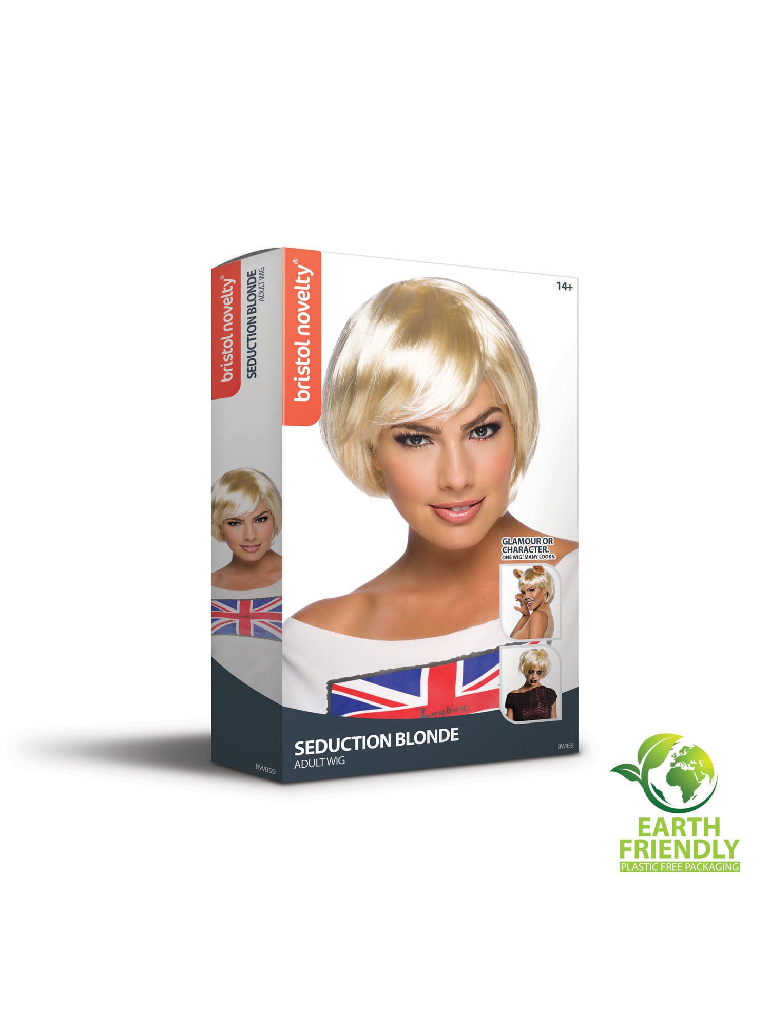 Short Blonde, Blonde, Generic, Wig, One Size - Boxed, Other