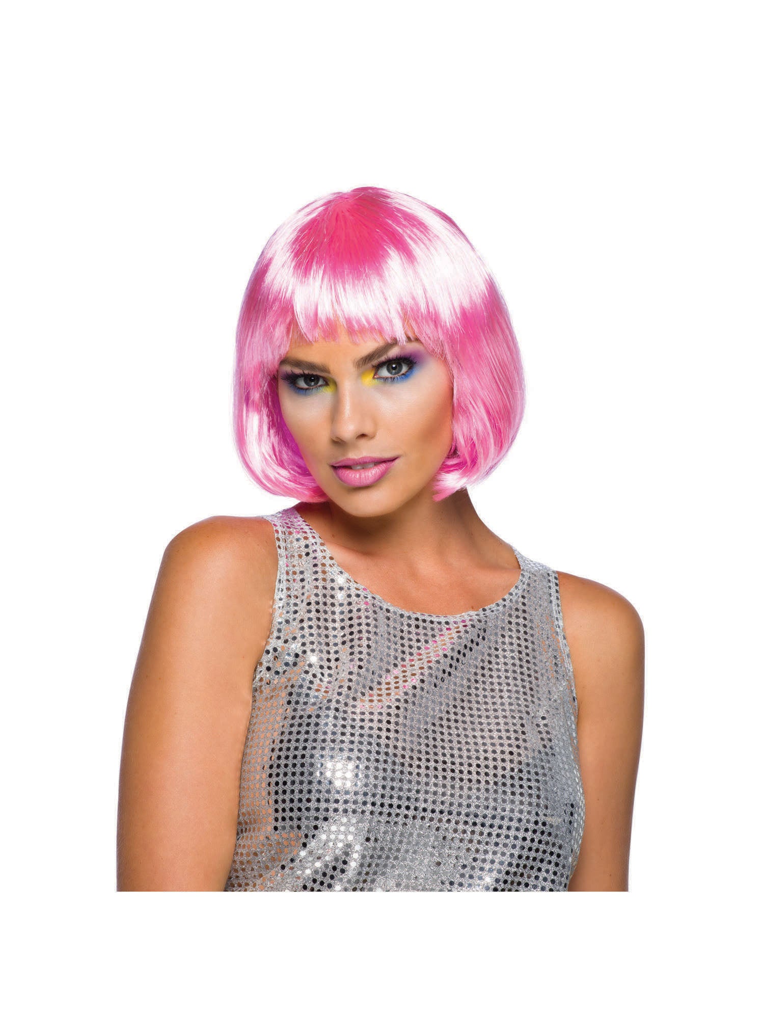 Mid Pink, Pale Pink, Generic, Wig, One Size, Side