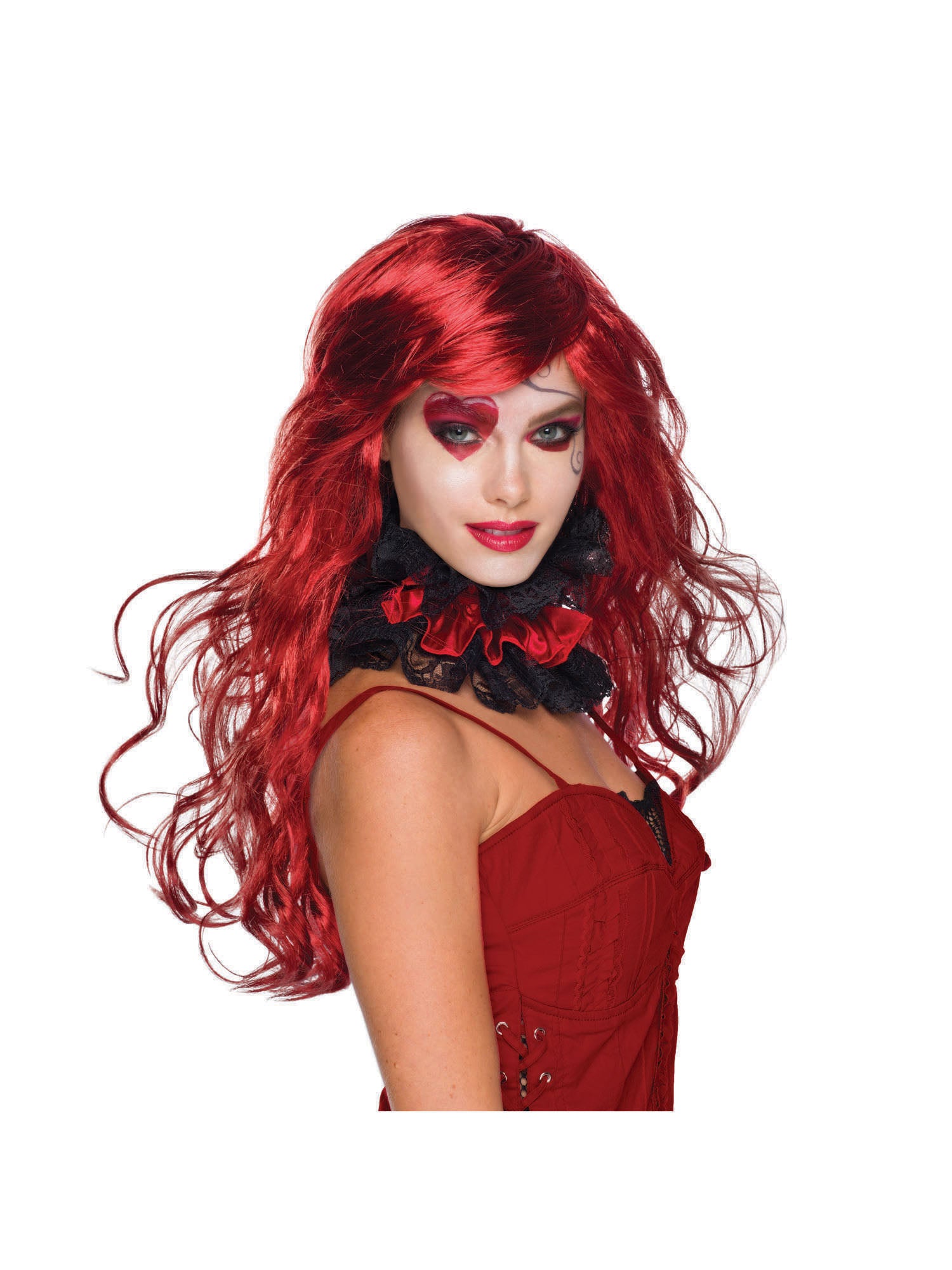 Long Red, Red, Generic, Wig, One Size - Boxed, Front