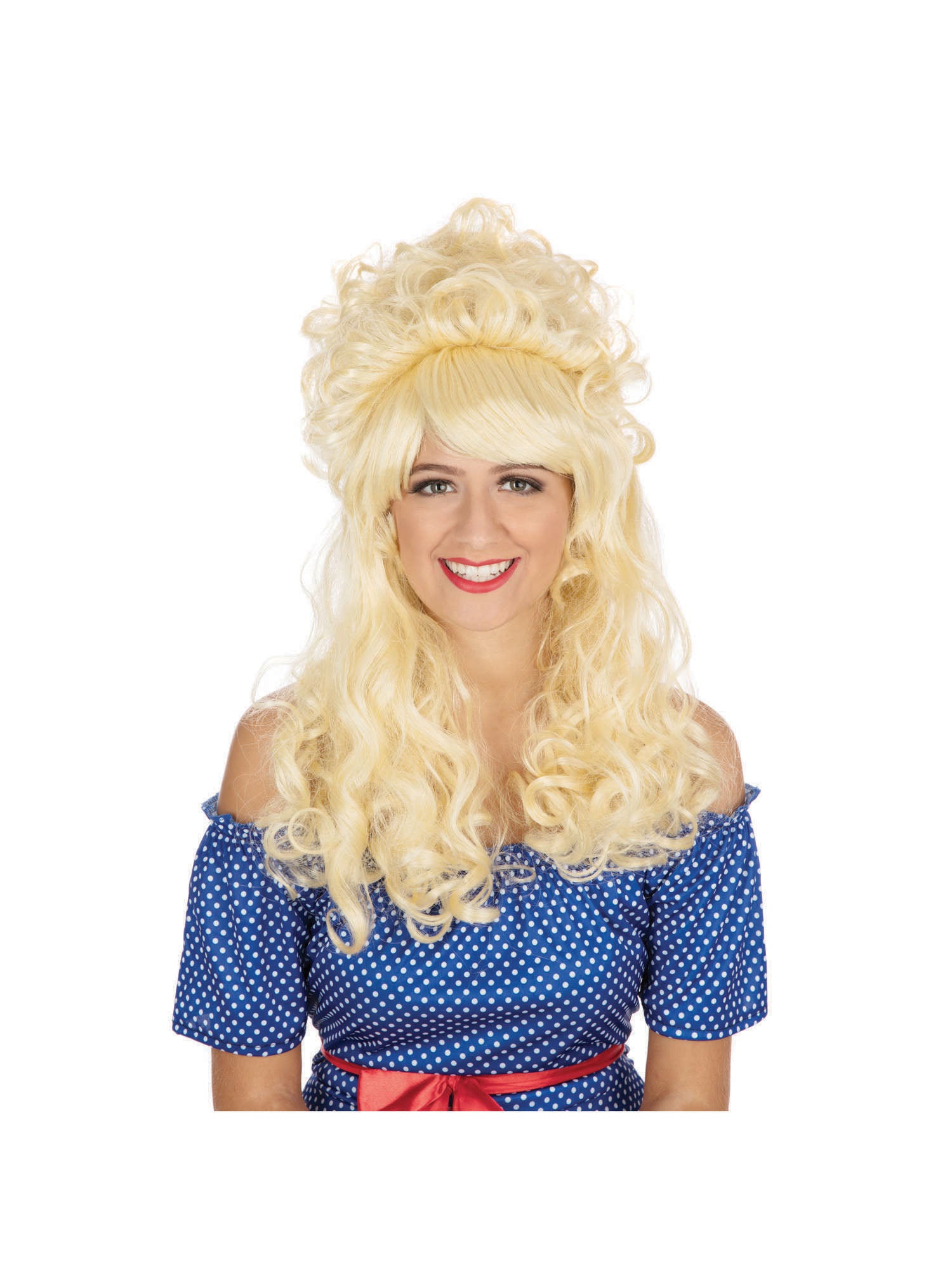 Beehive, Blonde, Generic, Wig, One Size, Front