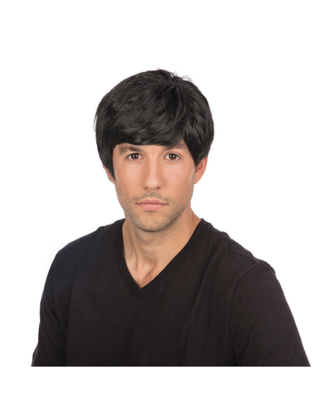 Black 60's Male Wig