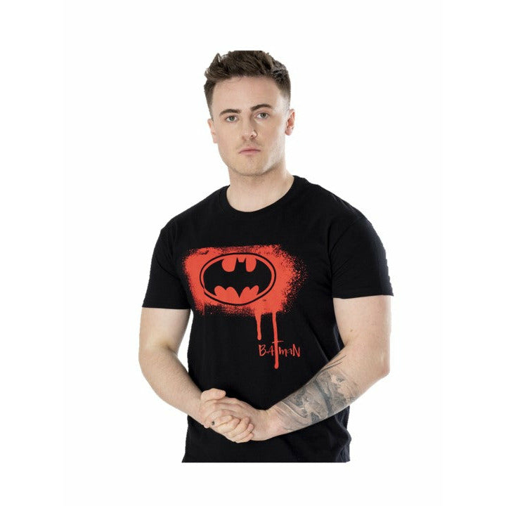 Batman, Black, DC, T-Shirt, , Front