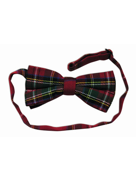 Plaid Bow Tie Costume Accessory
