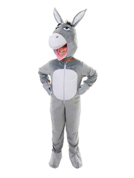 Kids Big Head Donkey Costume