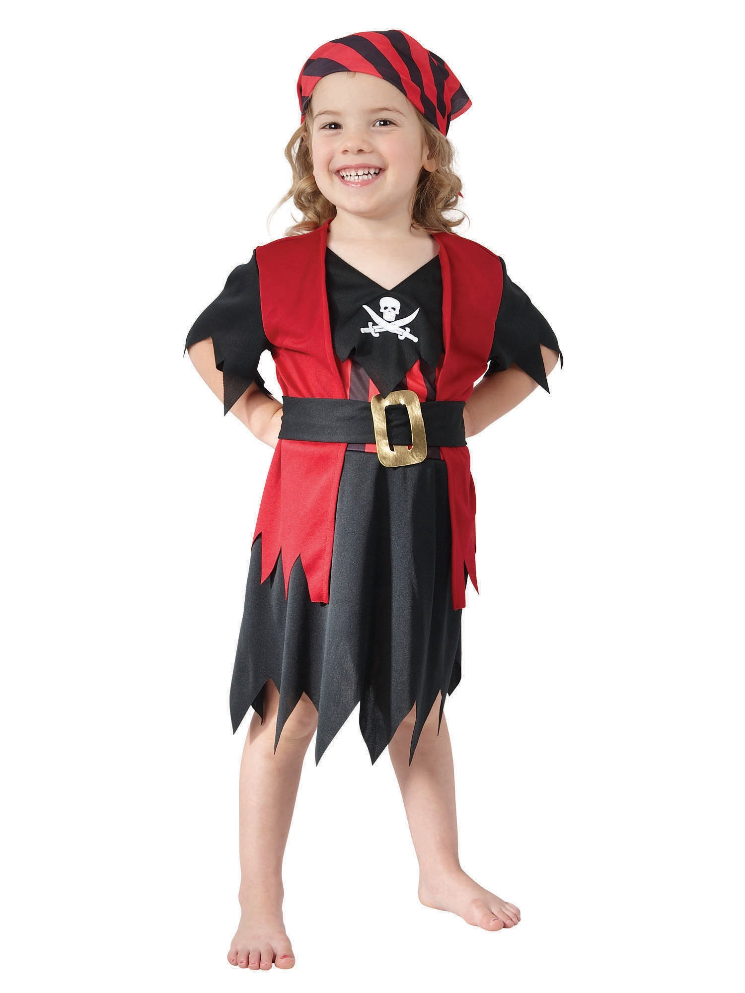 Pirate, Multi, Generic, Kids Costumes, Toddler, Front