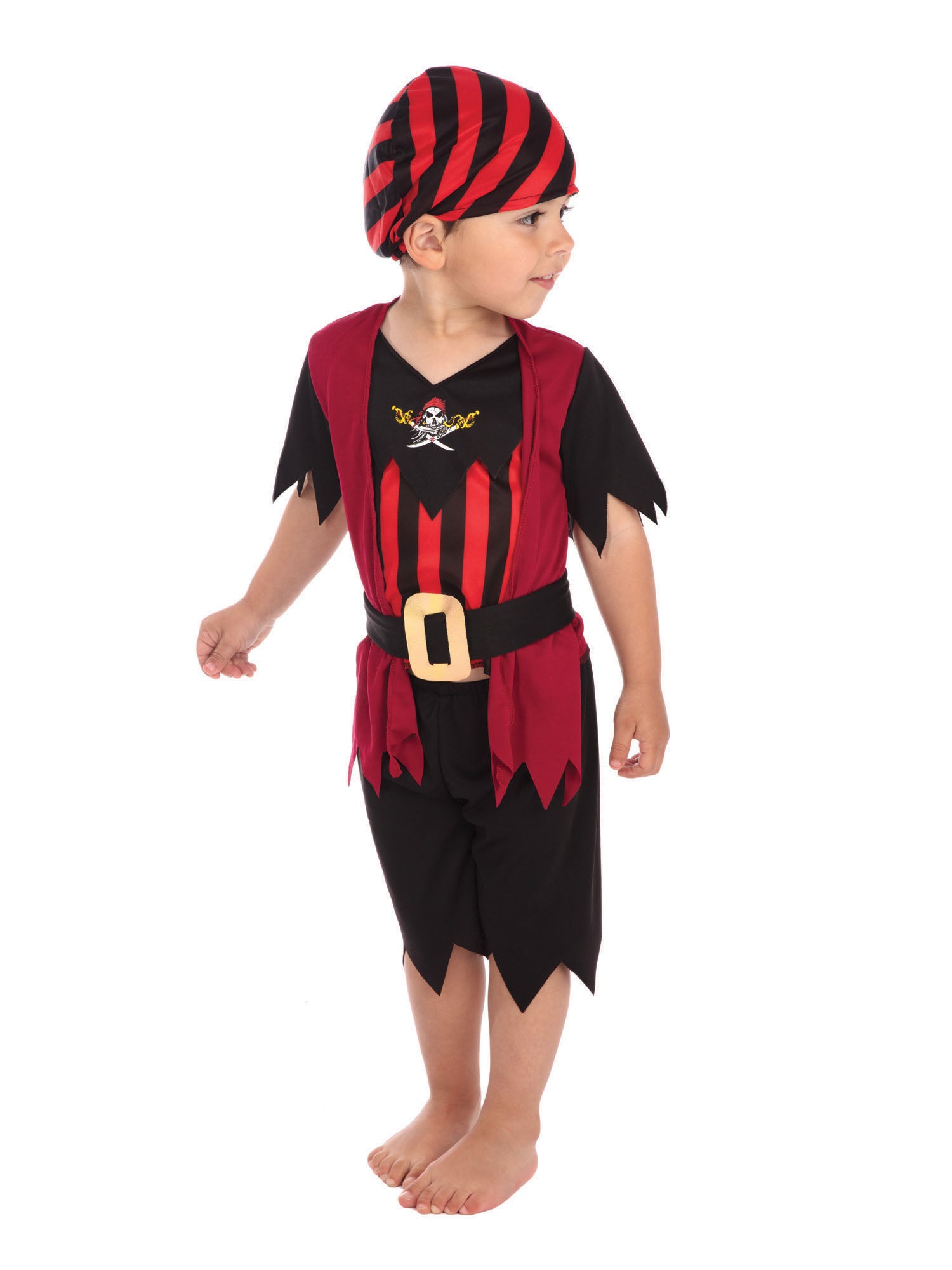 Pirate, Multi, Generic, Kids Costumes, Toddler, Front