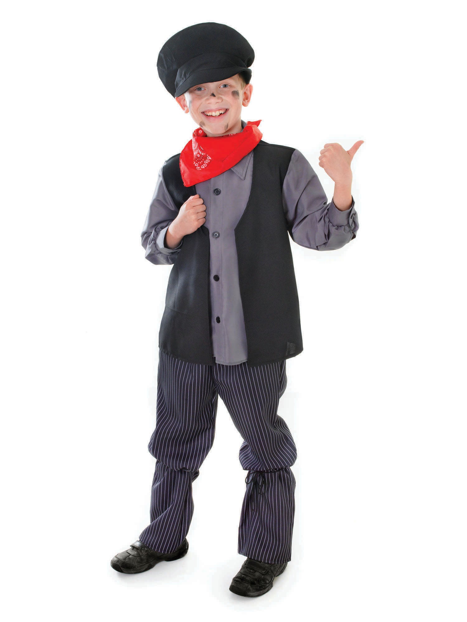 Chimney Sweep, Multi, Generic, Kids Costumes, Large, Front
