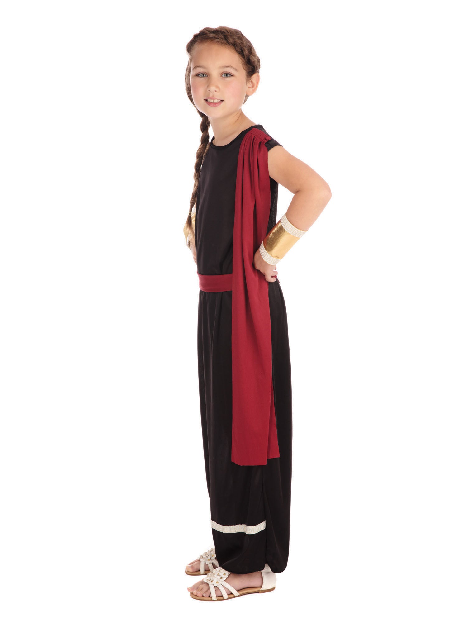 Roman, Multi, Forum, Kids Costumes, Large, Back