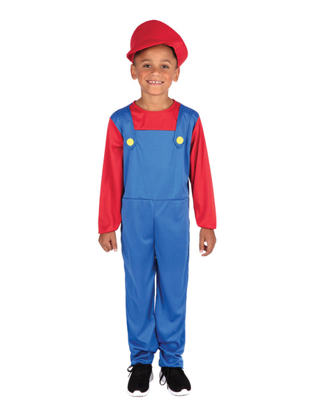 Kids Plumber Boy Costume