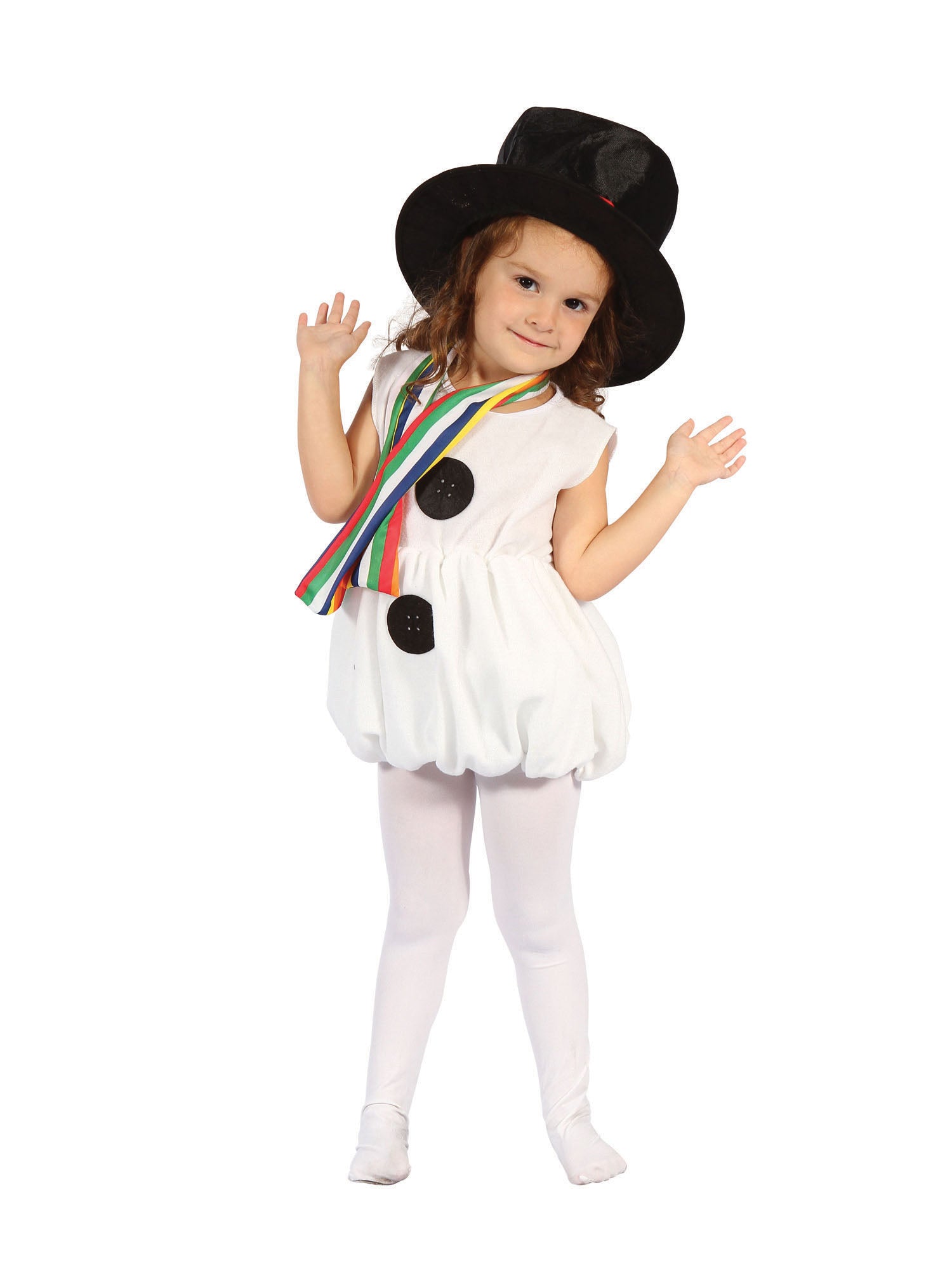 Snow Girl, Multi, Generic, Kids Costumes, Toddler, Front