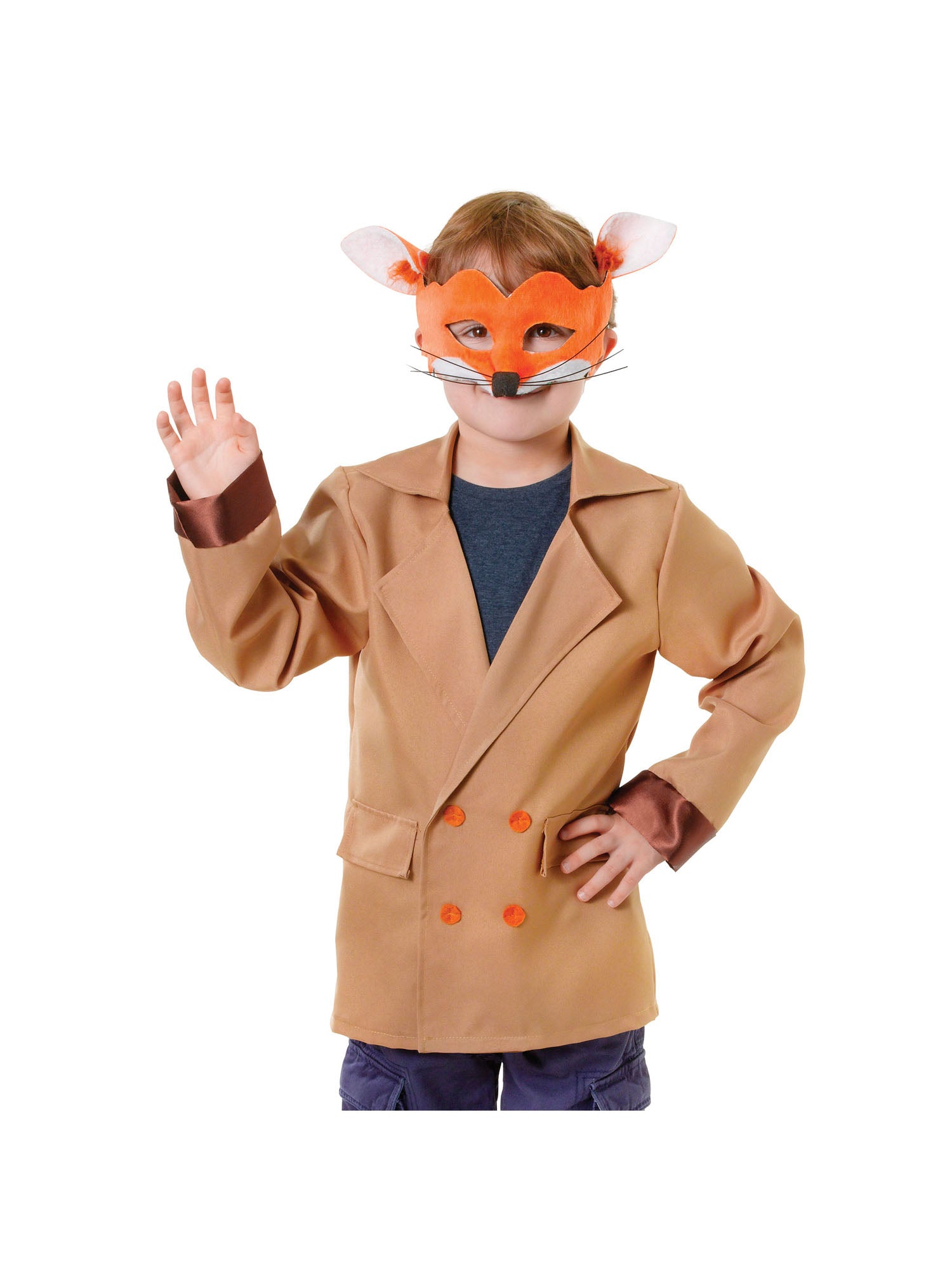 Fox, Multi, Generic, Kids Costumes, Large, Front