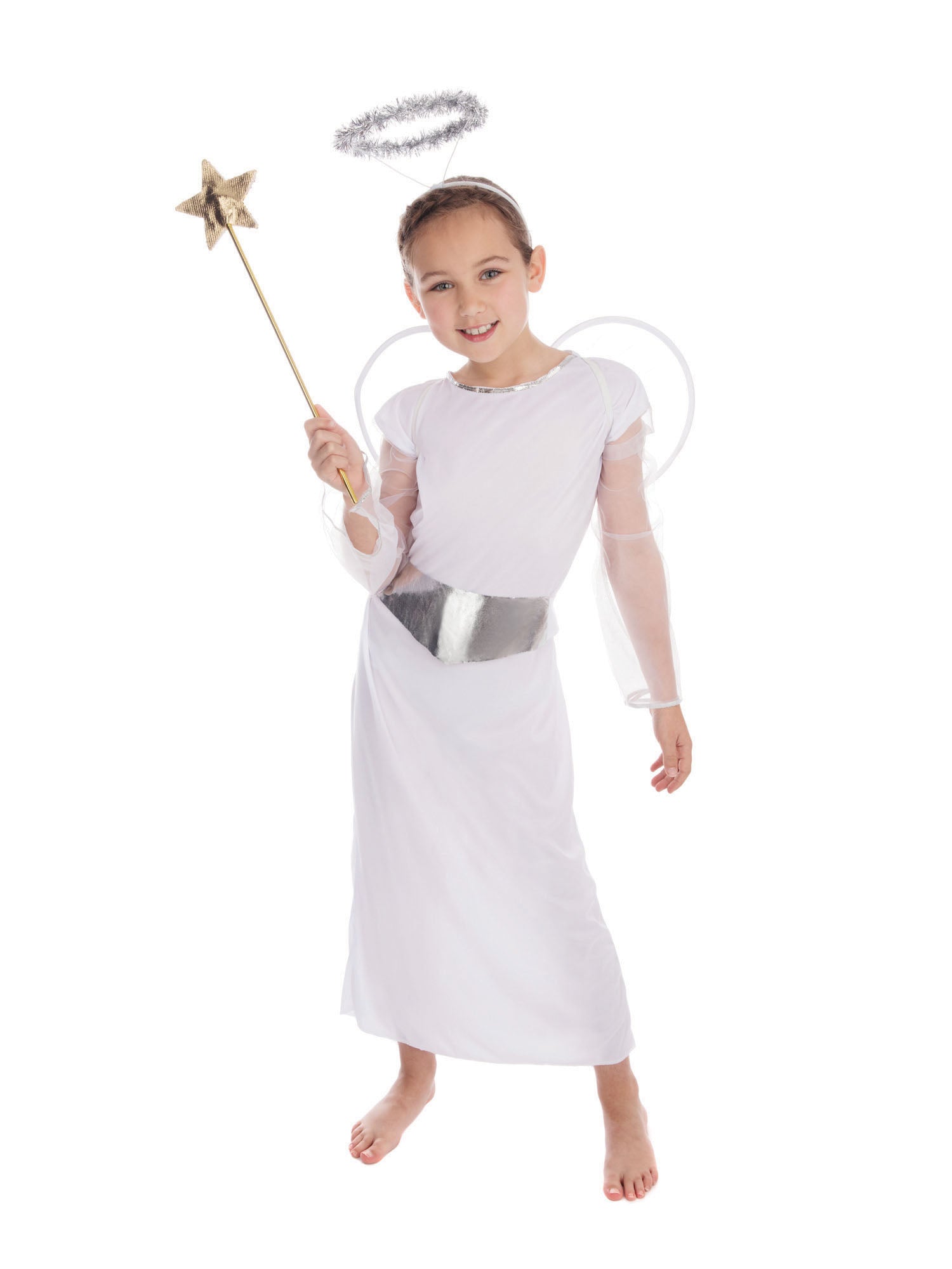 Angel, Multi, Generic, Kids Costumes, Large, Front