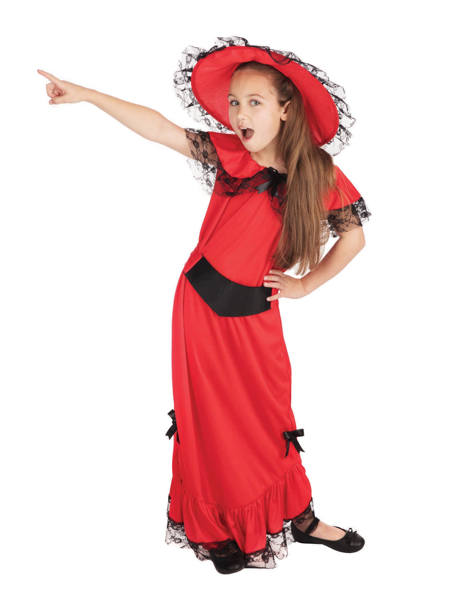 Scarlet O'Hara, Multi, Forum, Kids Costumes, Extra Large, Front
