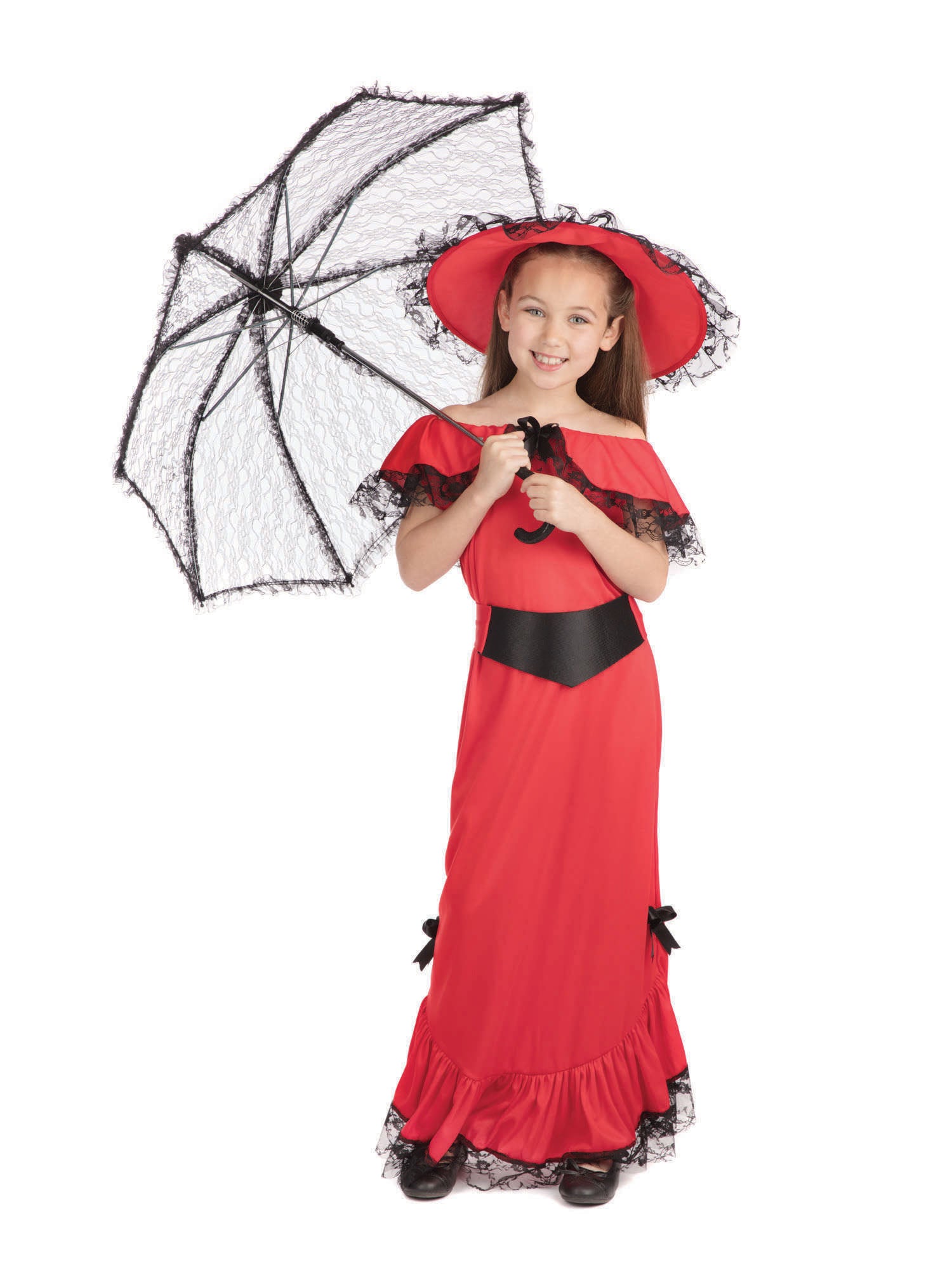 Scarlet O'Hara, Multi, Forum, Kids Costumes, Extra Large, Side