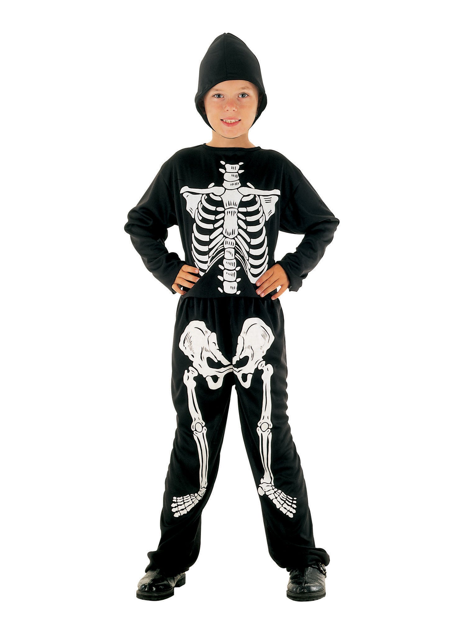 Skeleton, Multi, Generic, Kids Costumes, Large, Front