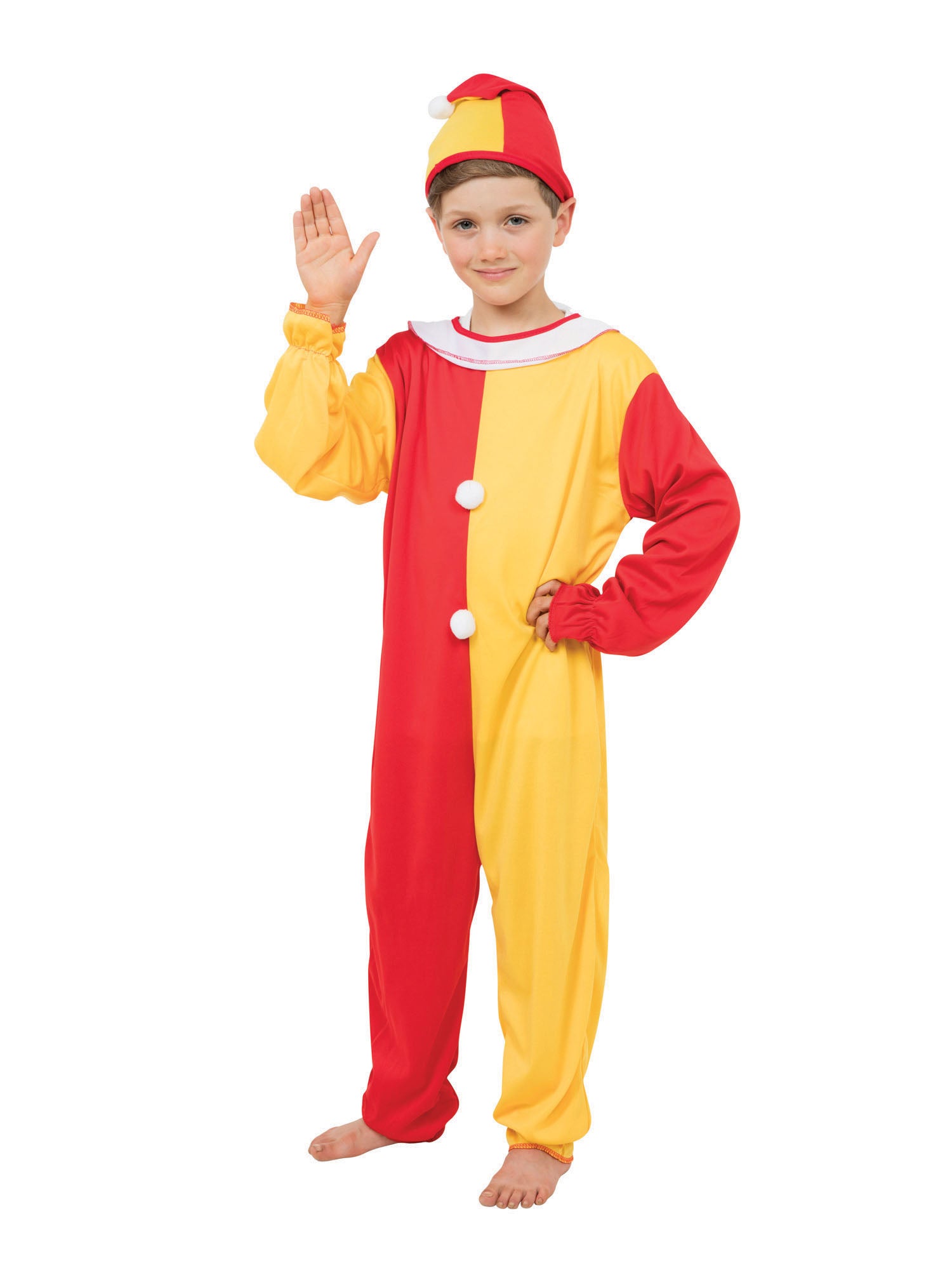 Clown, Multi, Generic, Kids Costumes, Small, Front