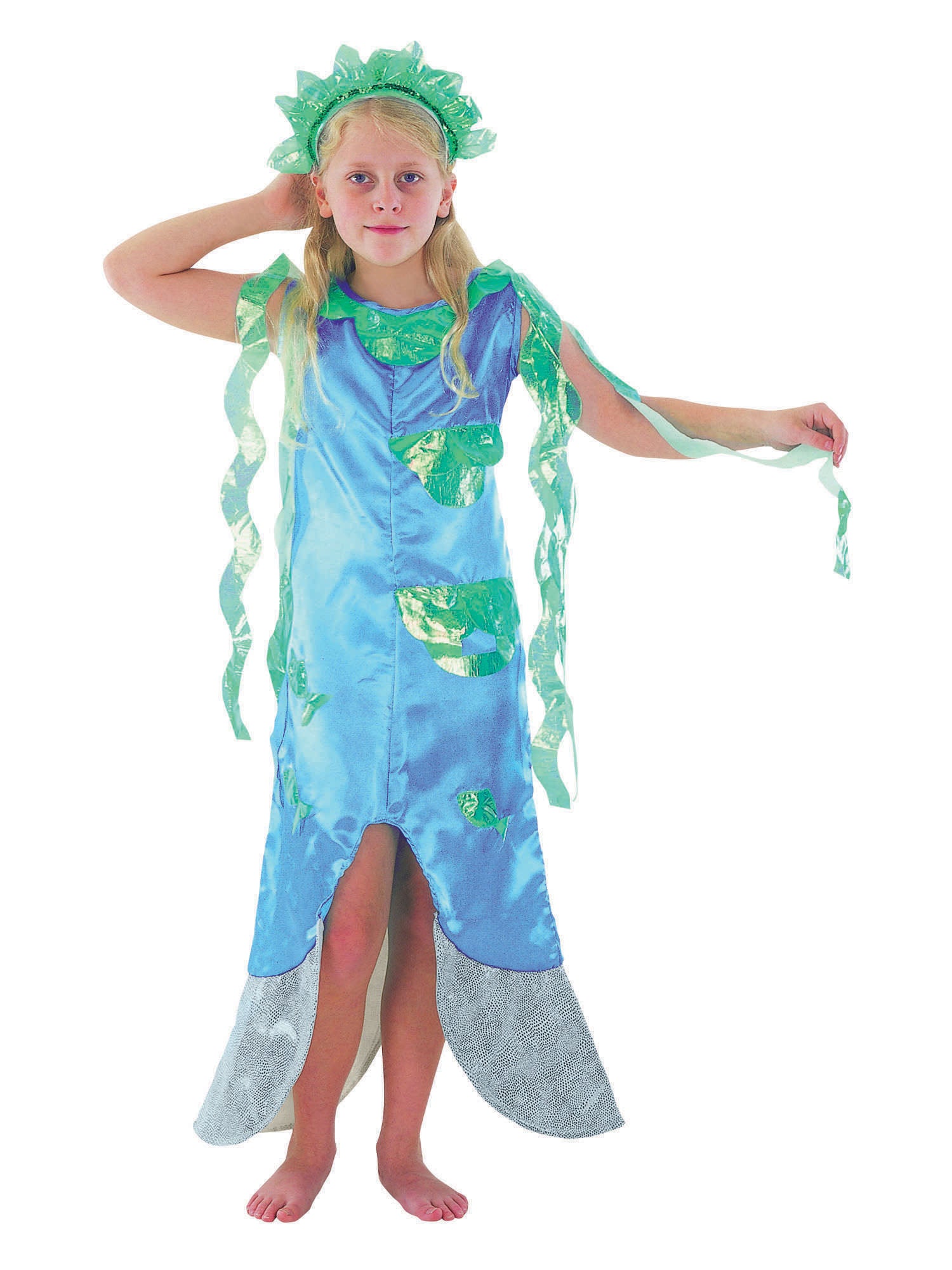 Mermaid, Multi, Generic, Kids Costumes, Large, Front