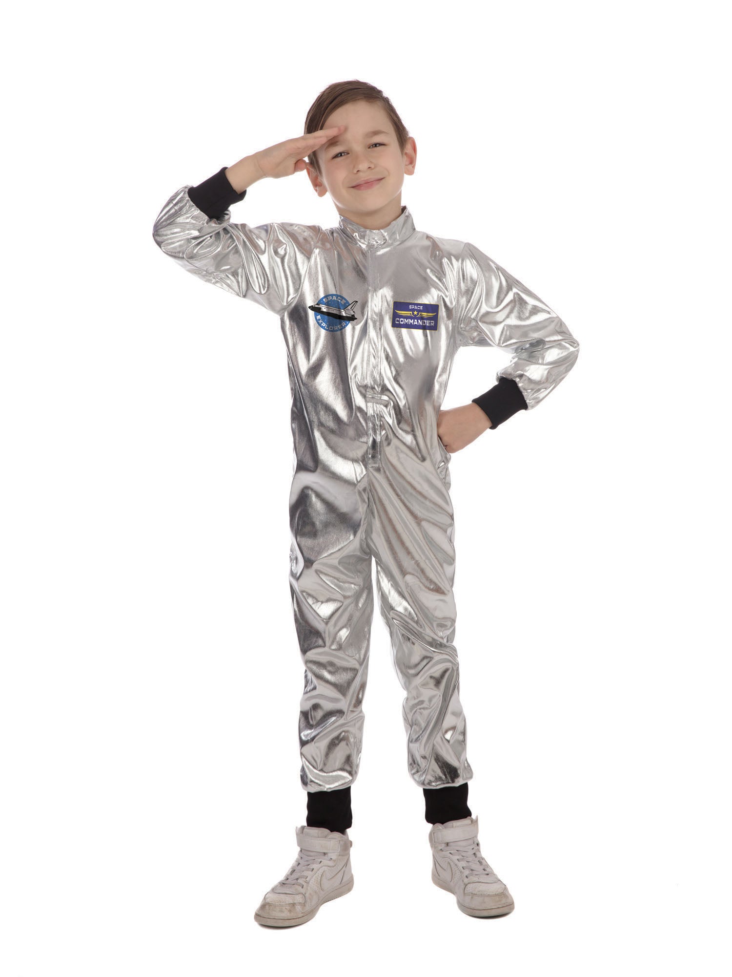 Astronaut, Multi, Generic, Kids Costumes, Large, Front