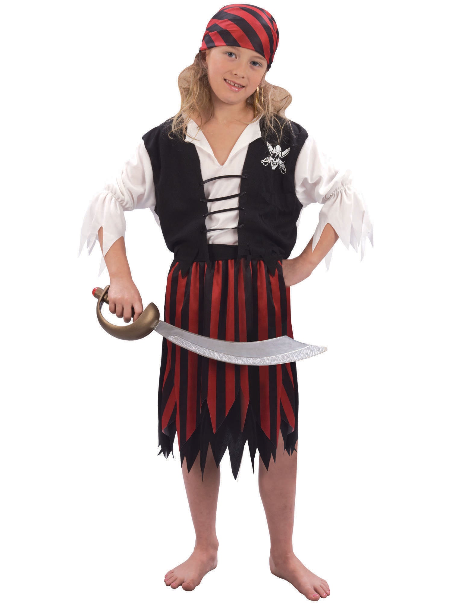 Pirate, Multi, Generic, Kids Costumes, Extra Large, Front