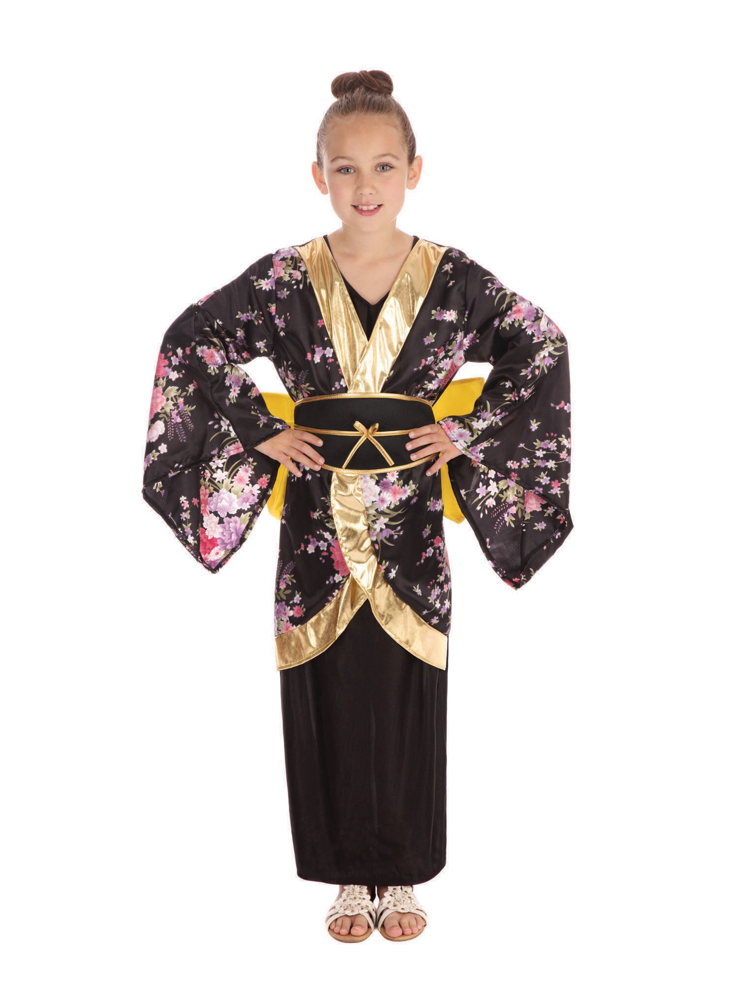 Geisha, Multi, Generic, Kids Costumes, Small, Front