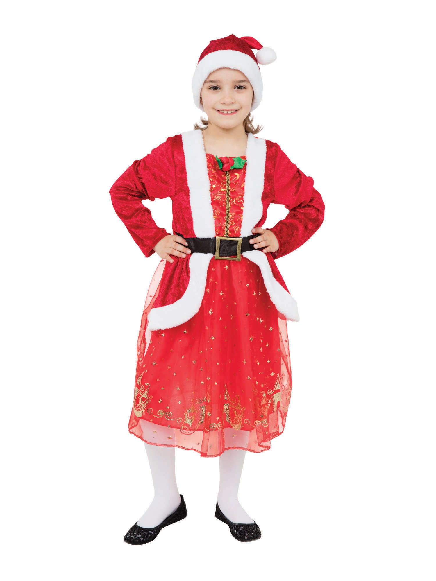 Santa, Multi, Generic, Kids Costumes, Large, Front