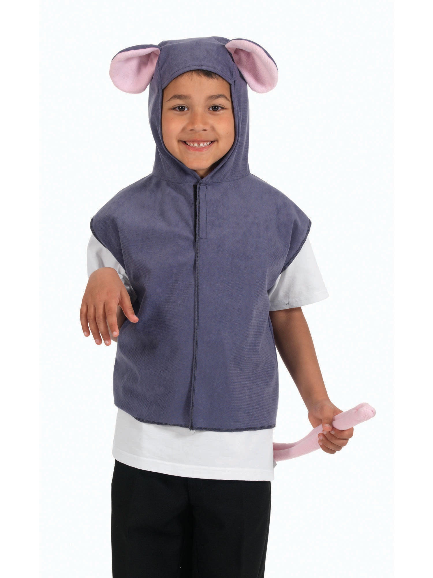 Mouse, White, Generic, Kids Costumes, Standard, Front