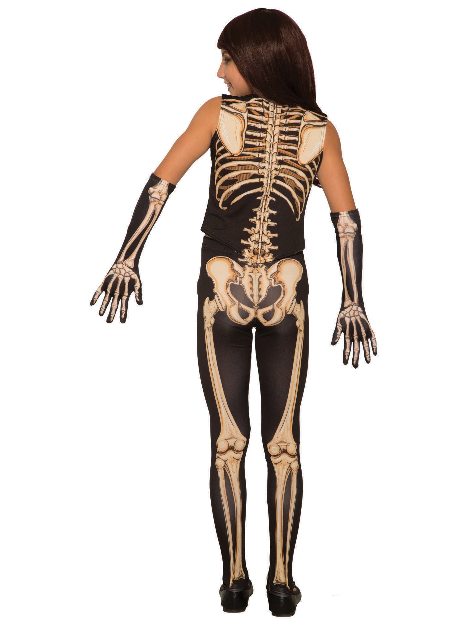 Skeleton, Multi, Generic, Kids Costumes, Large, Back