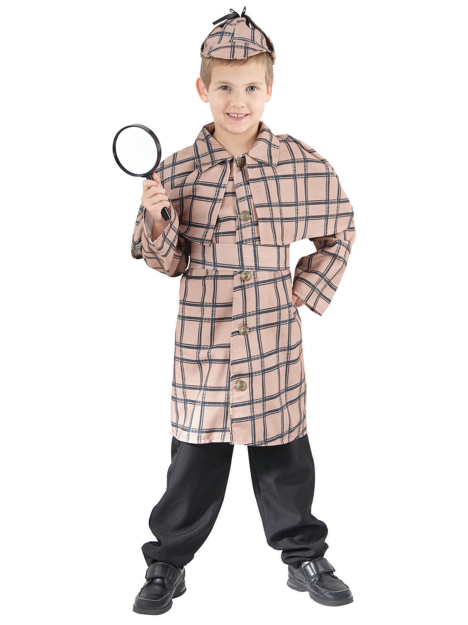 Sherlock Holmes, Multi, Generic, Kids Costumes, Medium, Front