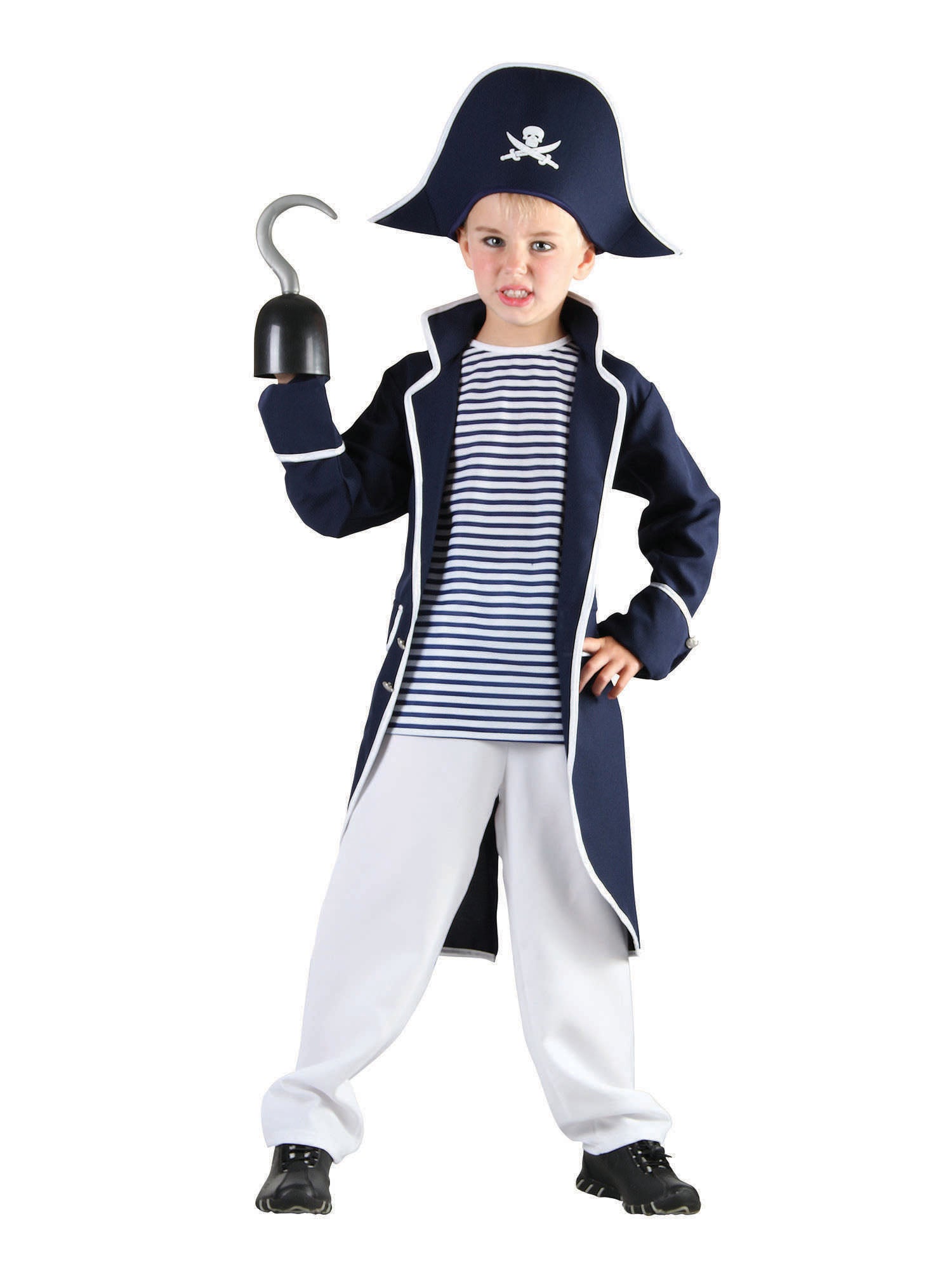 Pirate, Multi, Generic, Kids Costumes, Small, Front