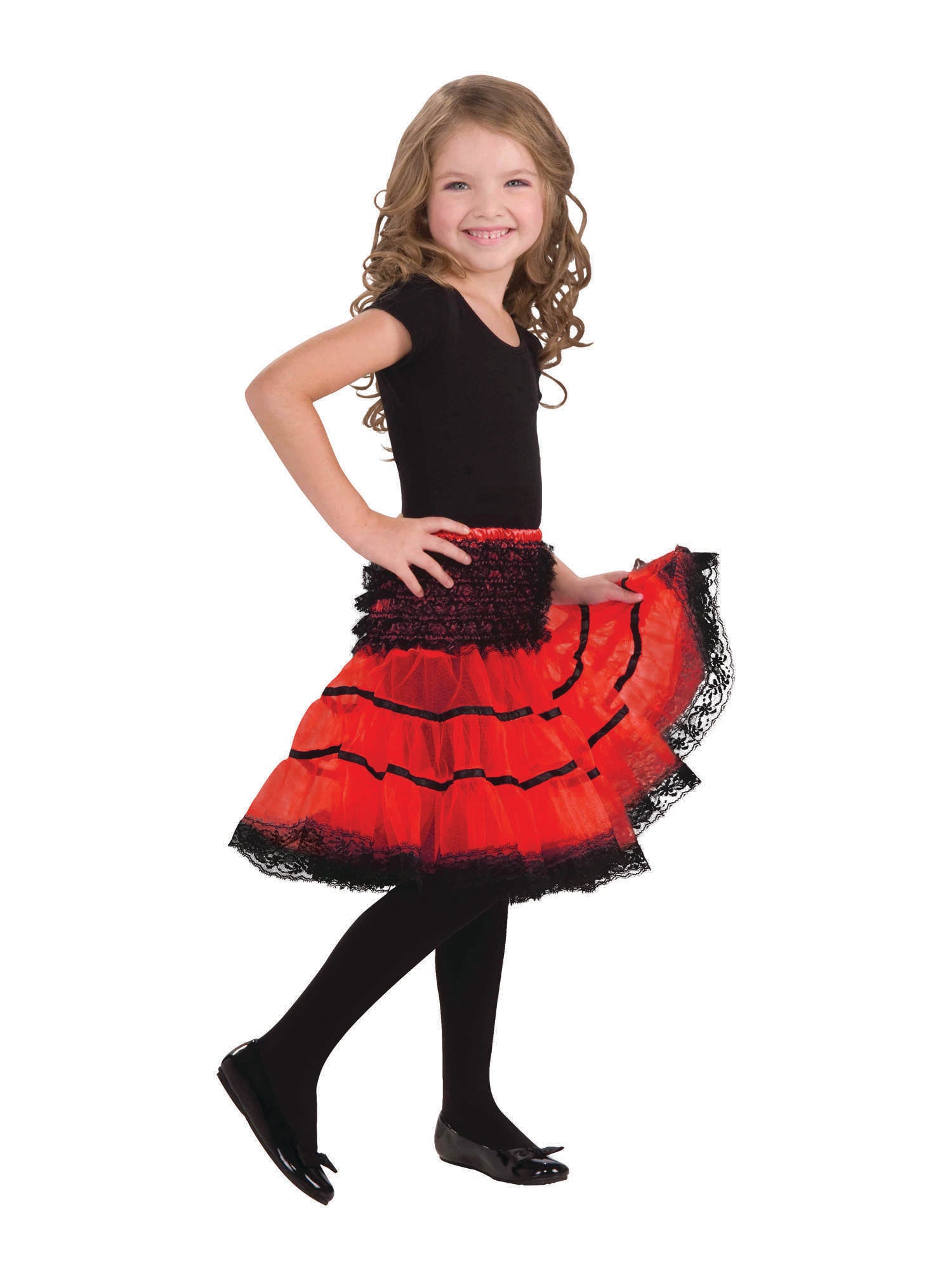 Tutu, Red & Black, Generic, Kids Costumes, One Size, Front