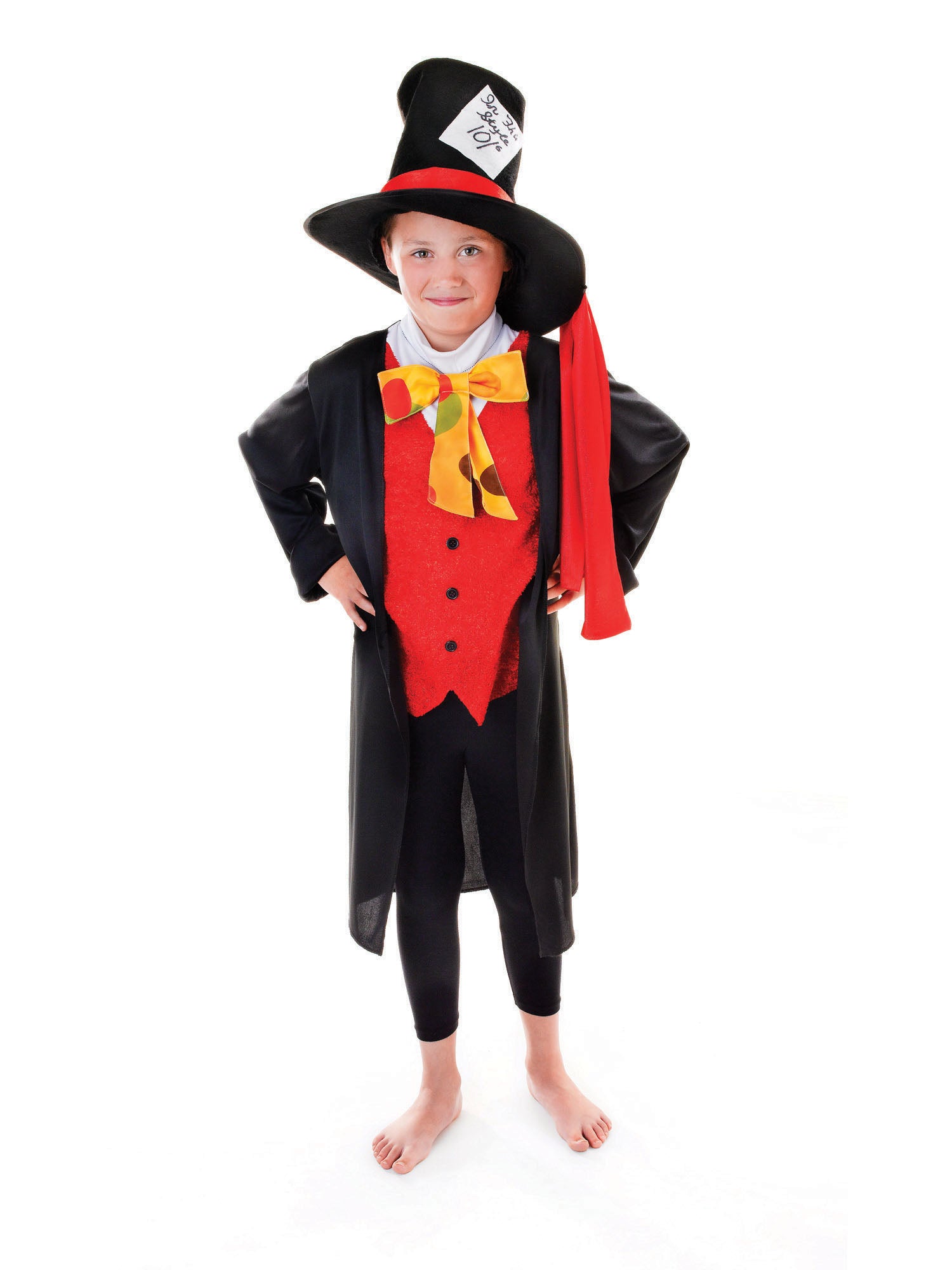 Mad Hatter, Multi, Generic, Kids Costumes, , Front