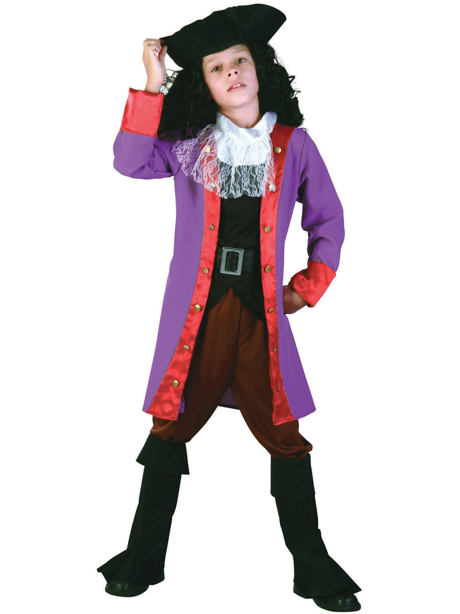 Pirate, Multi, Generic, Kids Costumes, Medium, Front