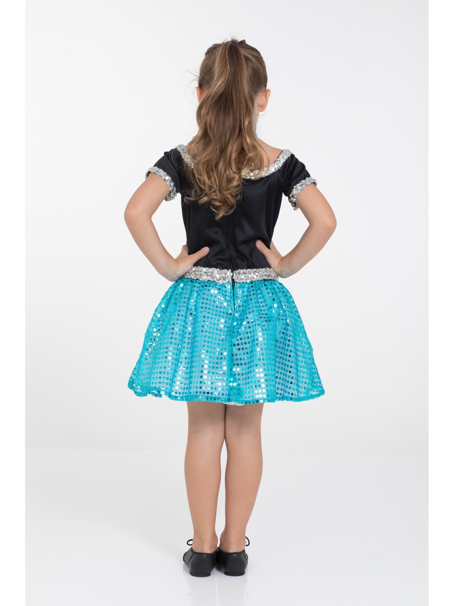 1950s, Turquoise, Forum, Kids Costumes, Medium, Side