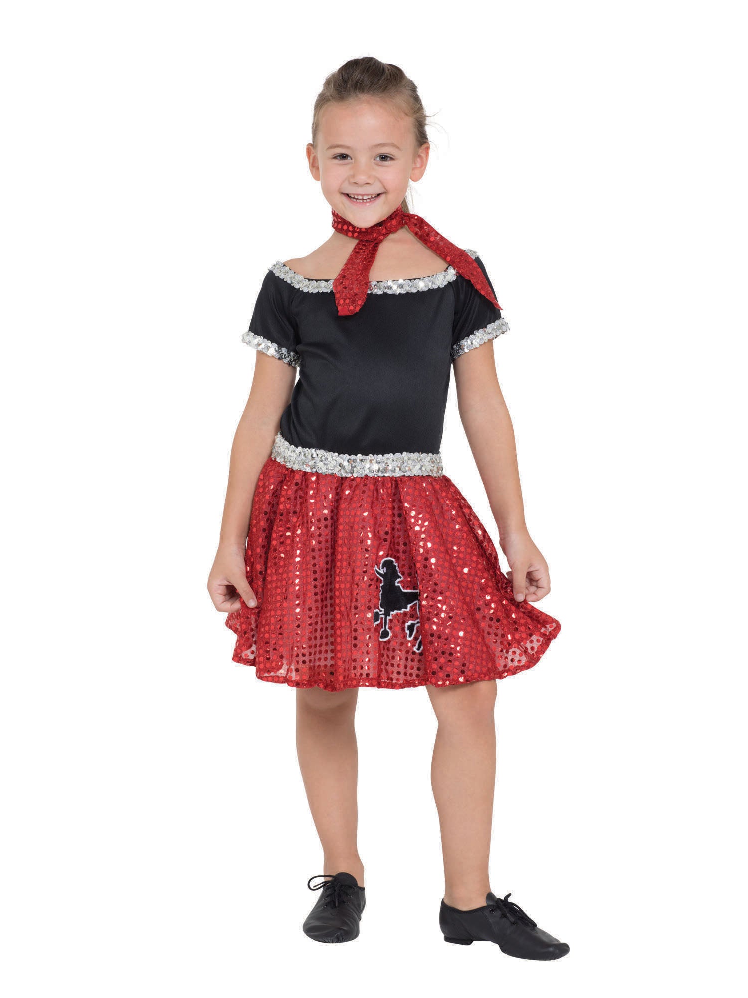 1950s, Red, Forum, Kids Costumes, Large, Front
