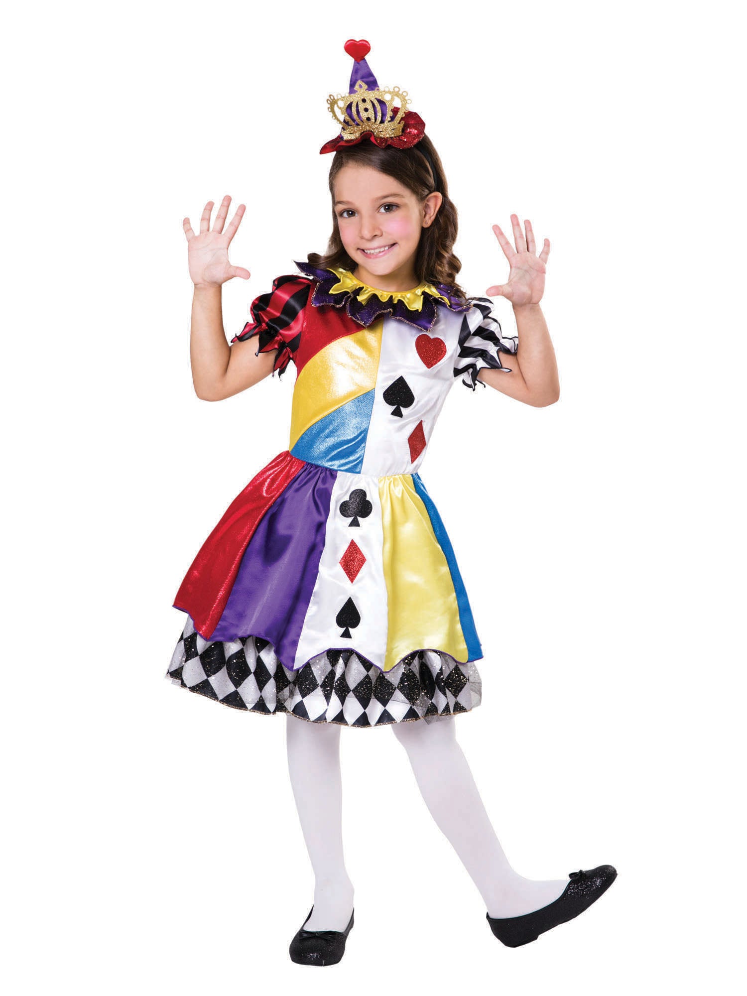 Clown, Multi, Generic, Childrens Costume, Medium, Front