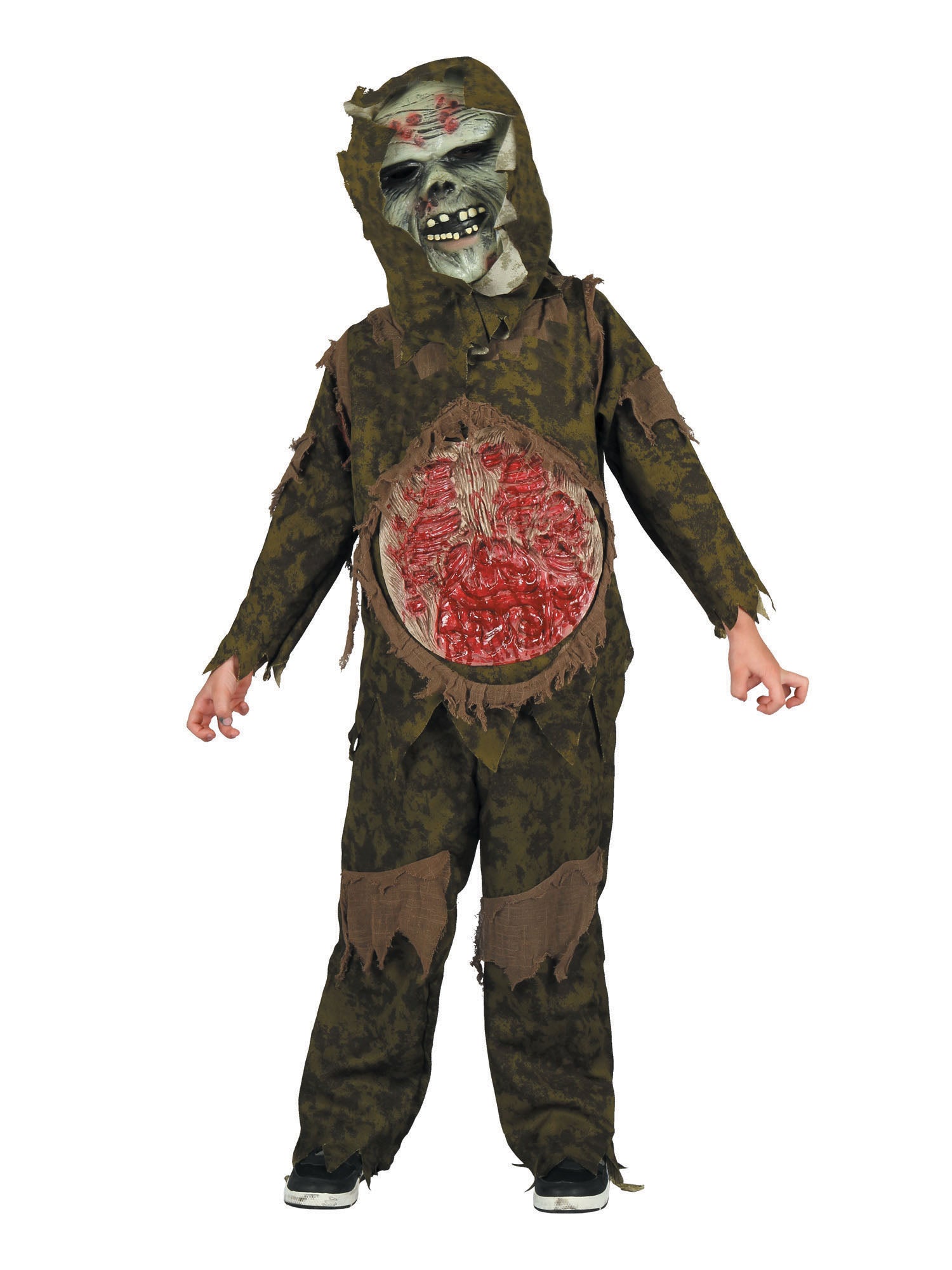 Zombie, Multi, Generic, Kids Costumes, Medium, Front