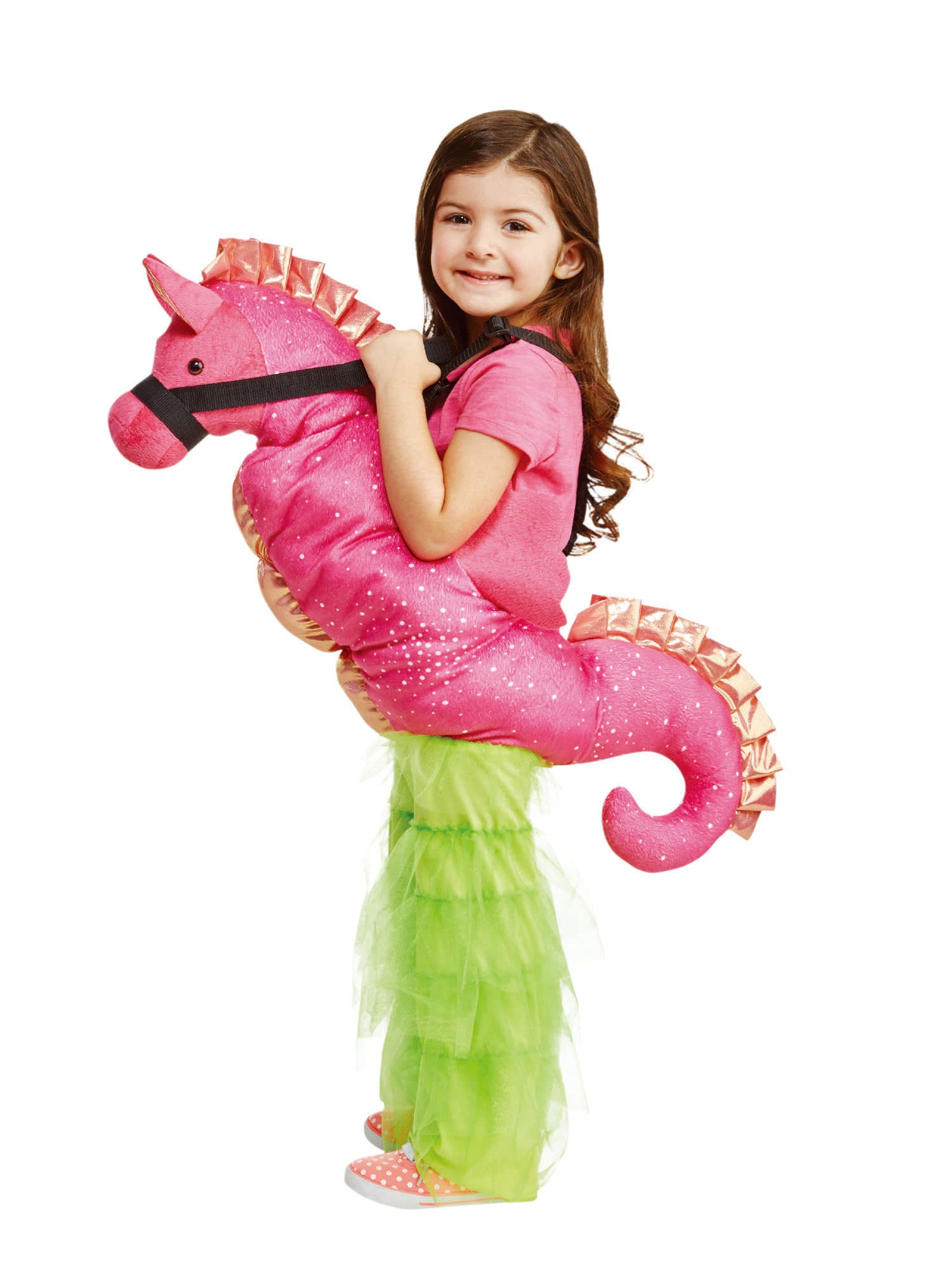 Seahorse, Multi, Generic, Kids Costumes, Medium, Front