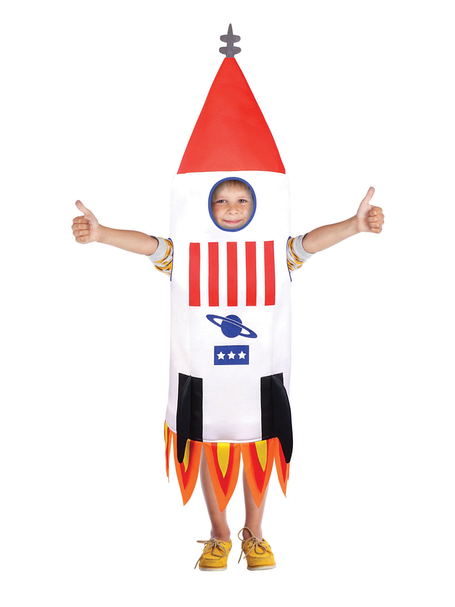 Rocket Ship, Multi, Generic, Kids Costumes, One Size, Front