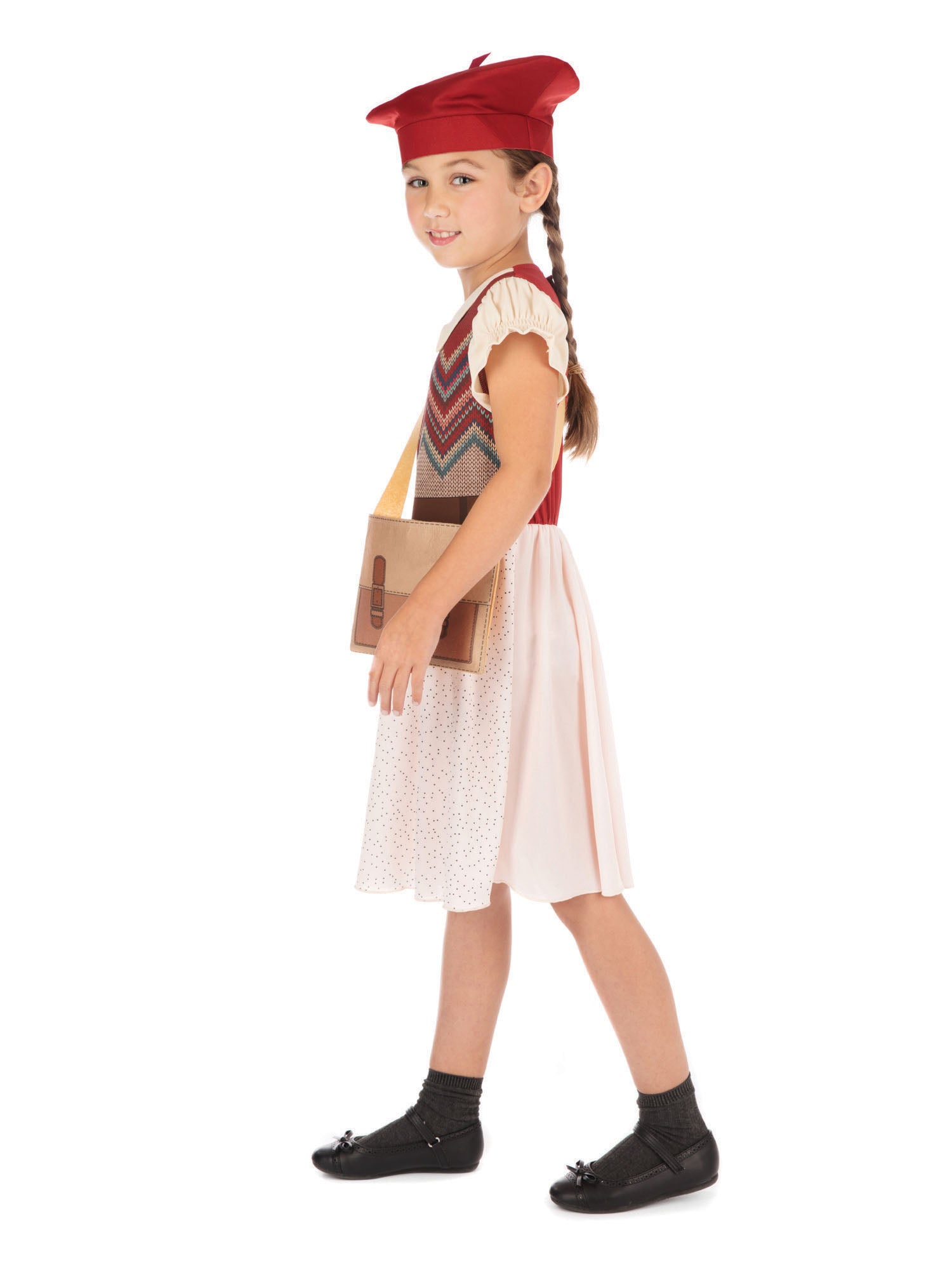Schoolgirl, Multi, Generic, Kids Costumes, , Side