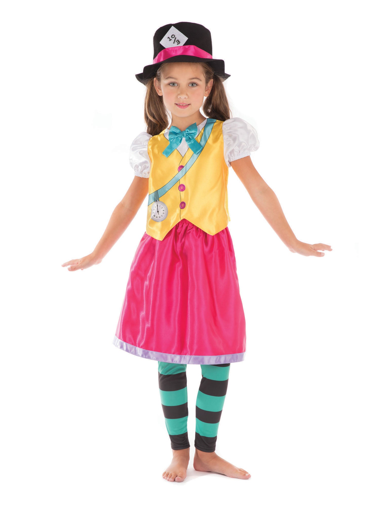 Mad Hatter, Multi, Generic, Kids Costumes, , Back